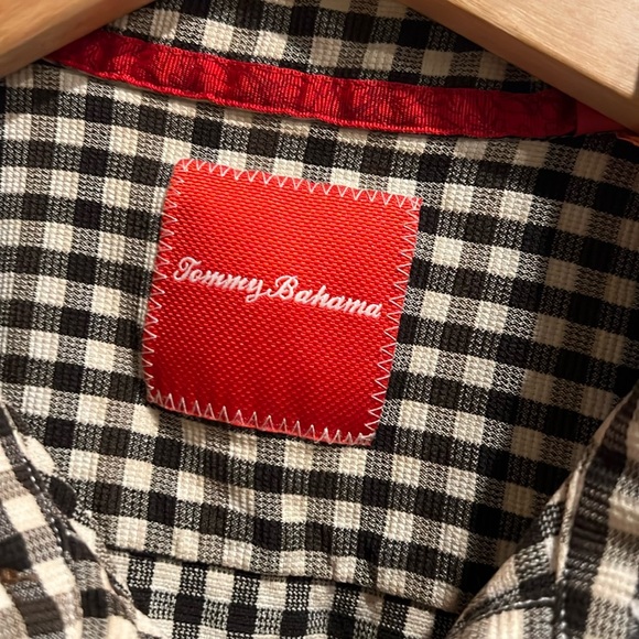 TOMMY BAHAMA Men's G’Day Gingham Silk Shirt - Picture 4 of 10